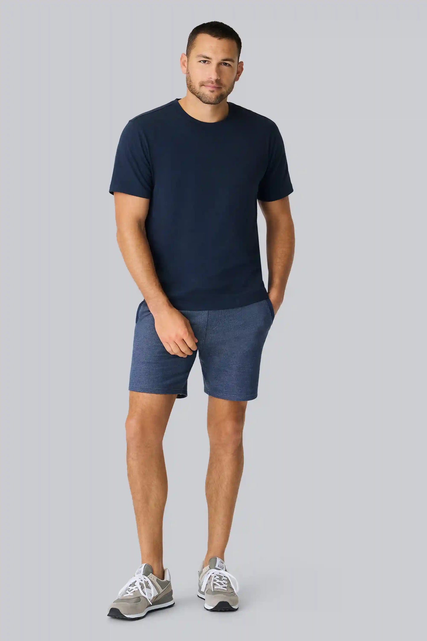 Linen Jersey Crew Neck T-Shirt