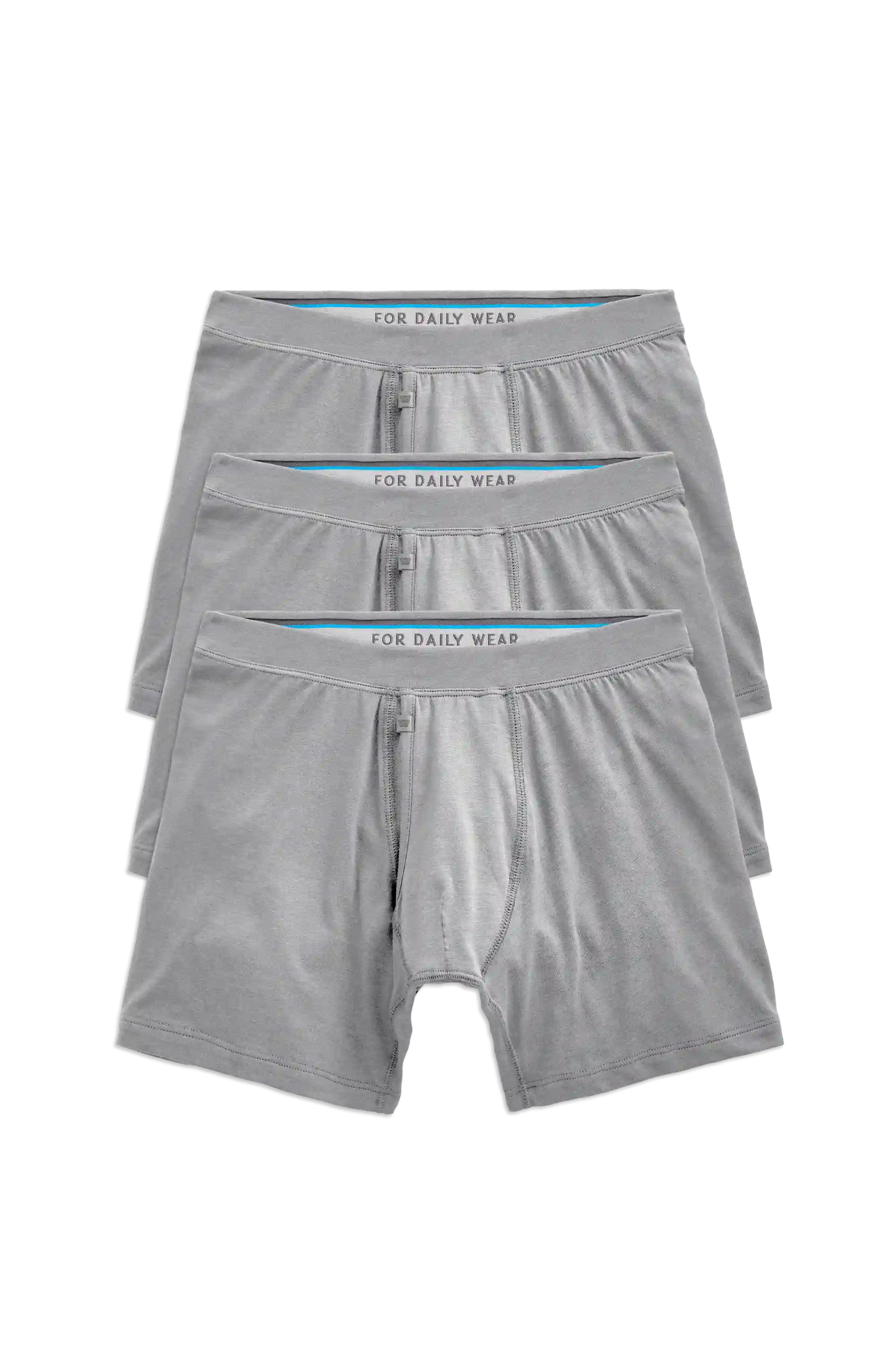 3-Pack SILVER Boxer Briefs