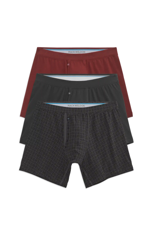 3-Pack SILVER Boxer Briefs