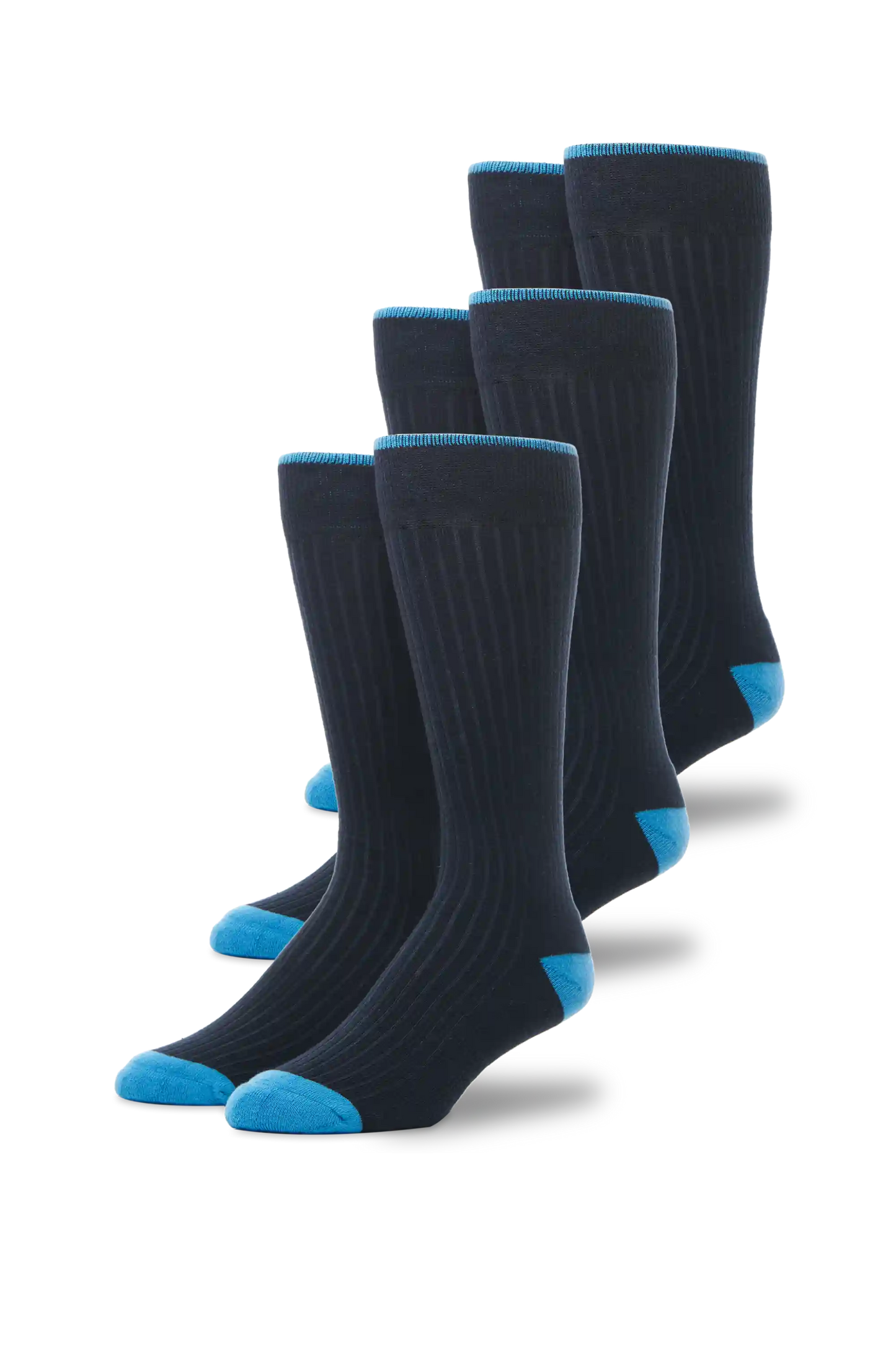 3-Pack Everyday Extended Crew Socks