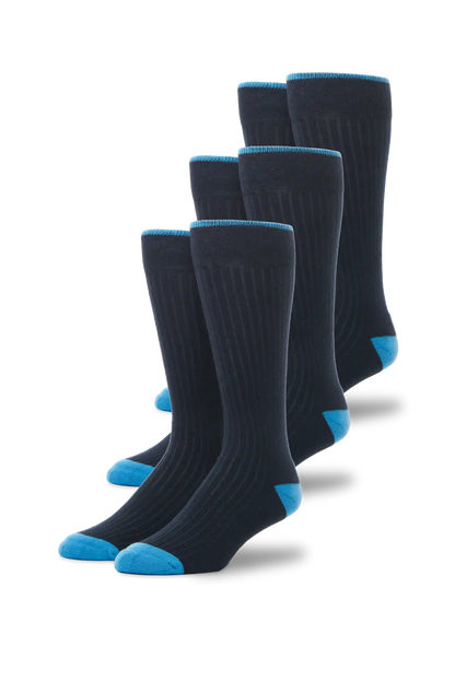 3-Pack Everyday Extended Crew Socks