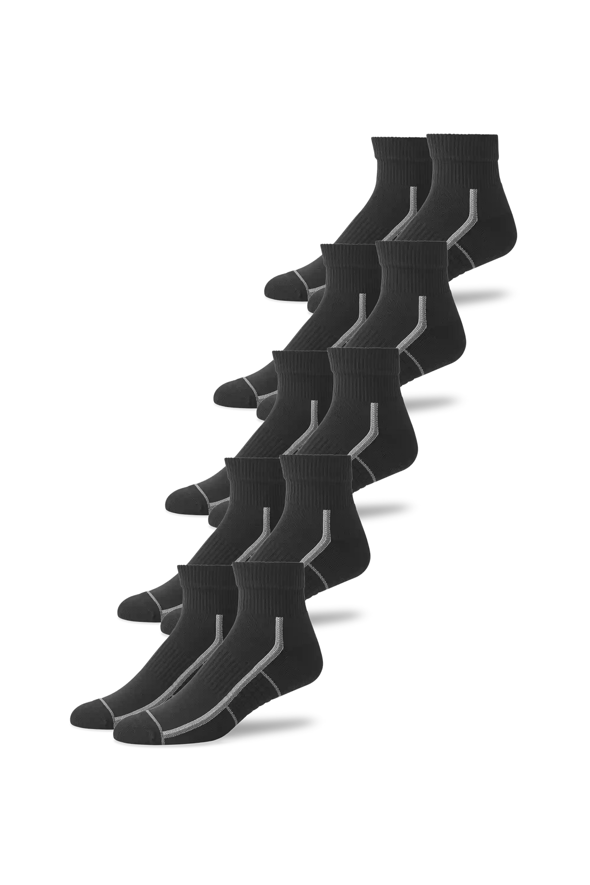 5-Pack AIRKNITˣ High Ankle Socks