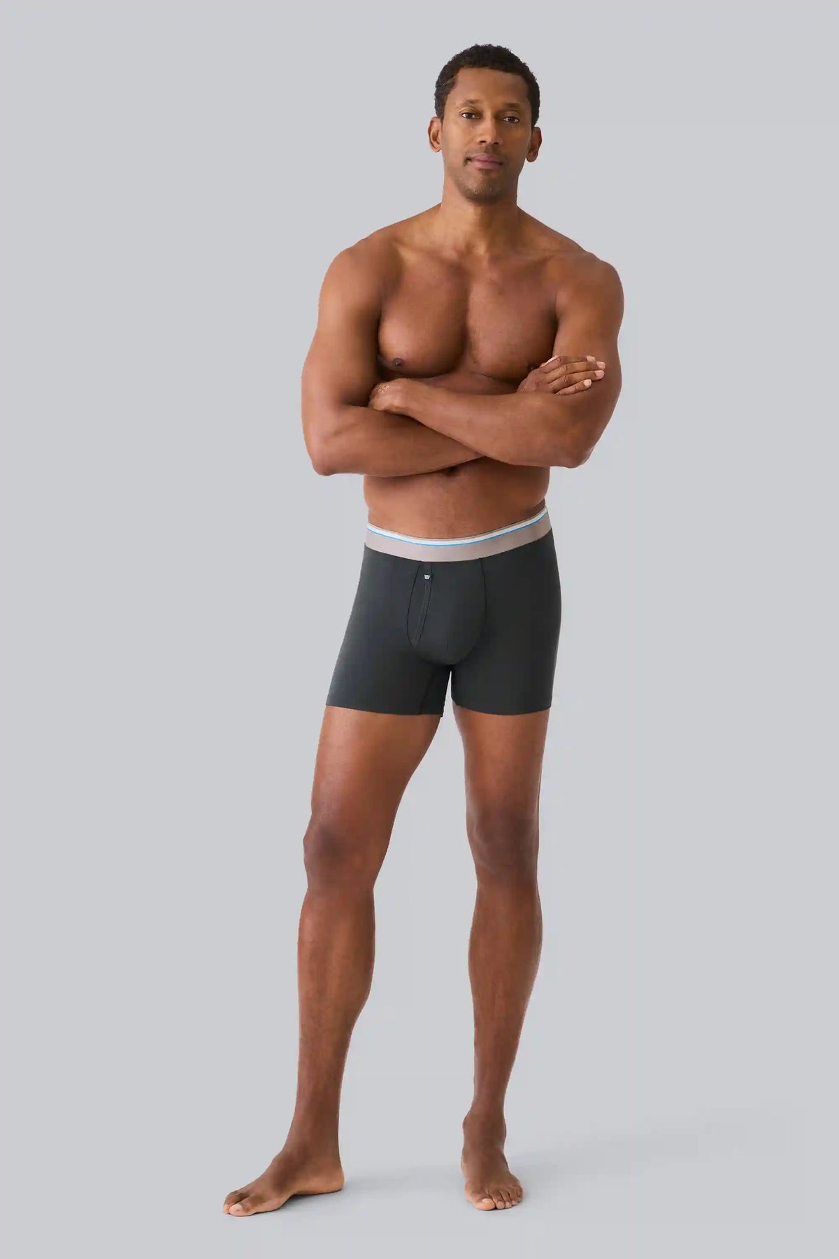 3-Pack AIRKNITˣ Cotton Boxer Briefs - With Fly