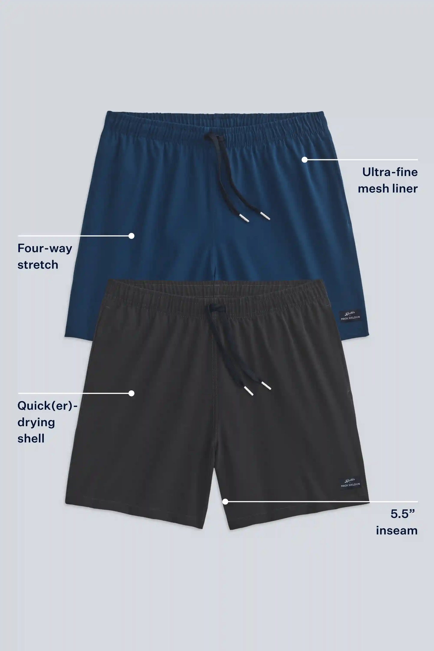 Mack Weldon x Bather Swim Trunk