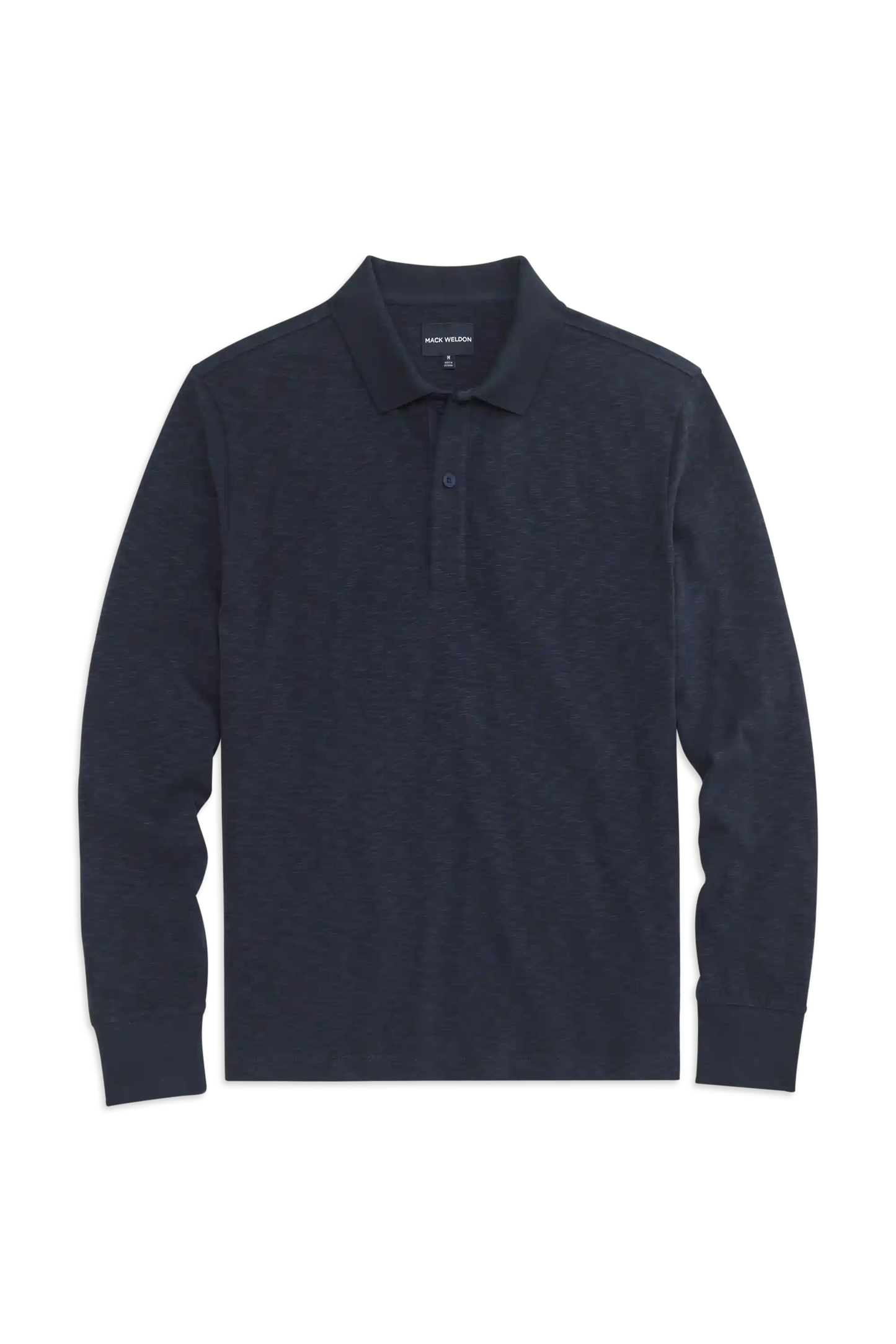 Heavyweight Slub Long Sleeve Polo