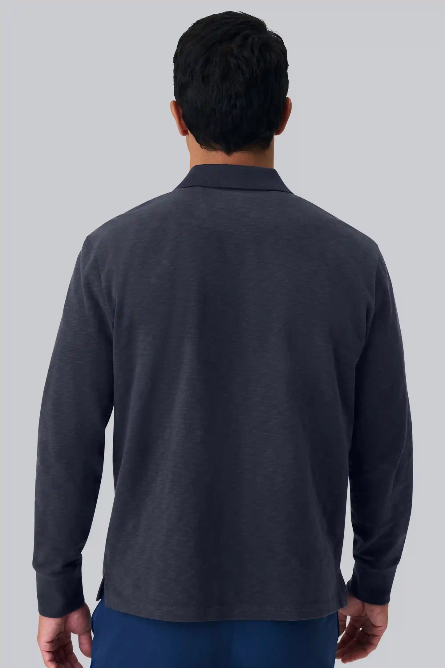 Heavyweight Slub Long Sleeve Polo