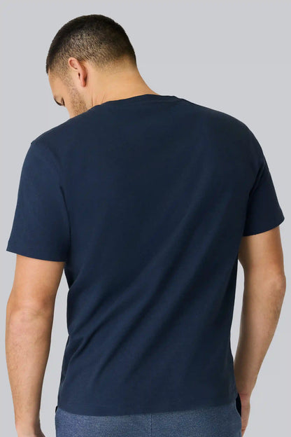 Linen Jersey Crew Neck T-Shirt