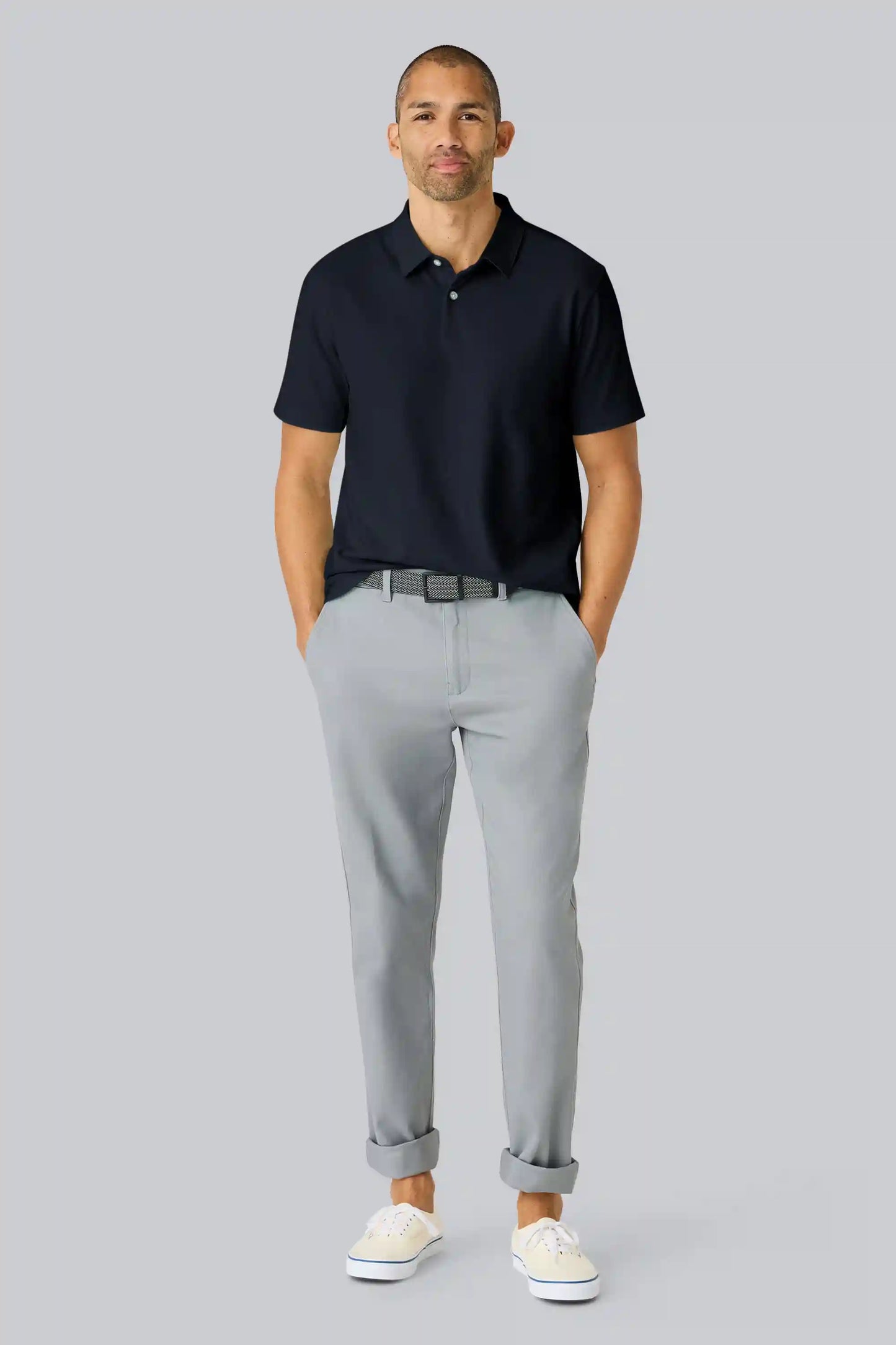 Linen Jersey Polo