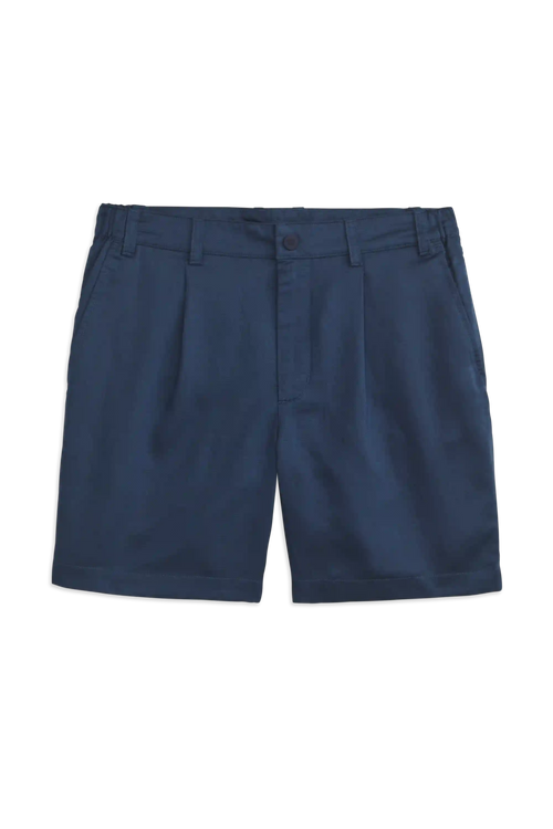 Tech Linen Pleated Short