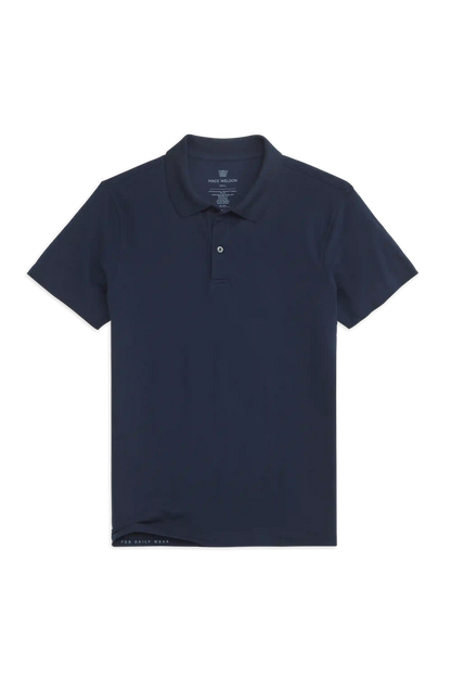 SILVER Pique Polo