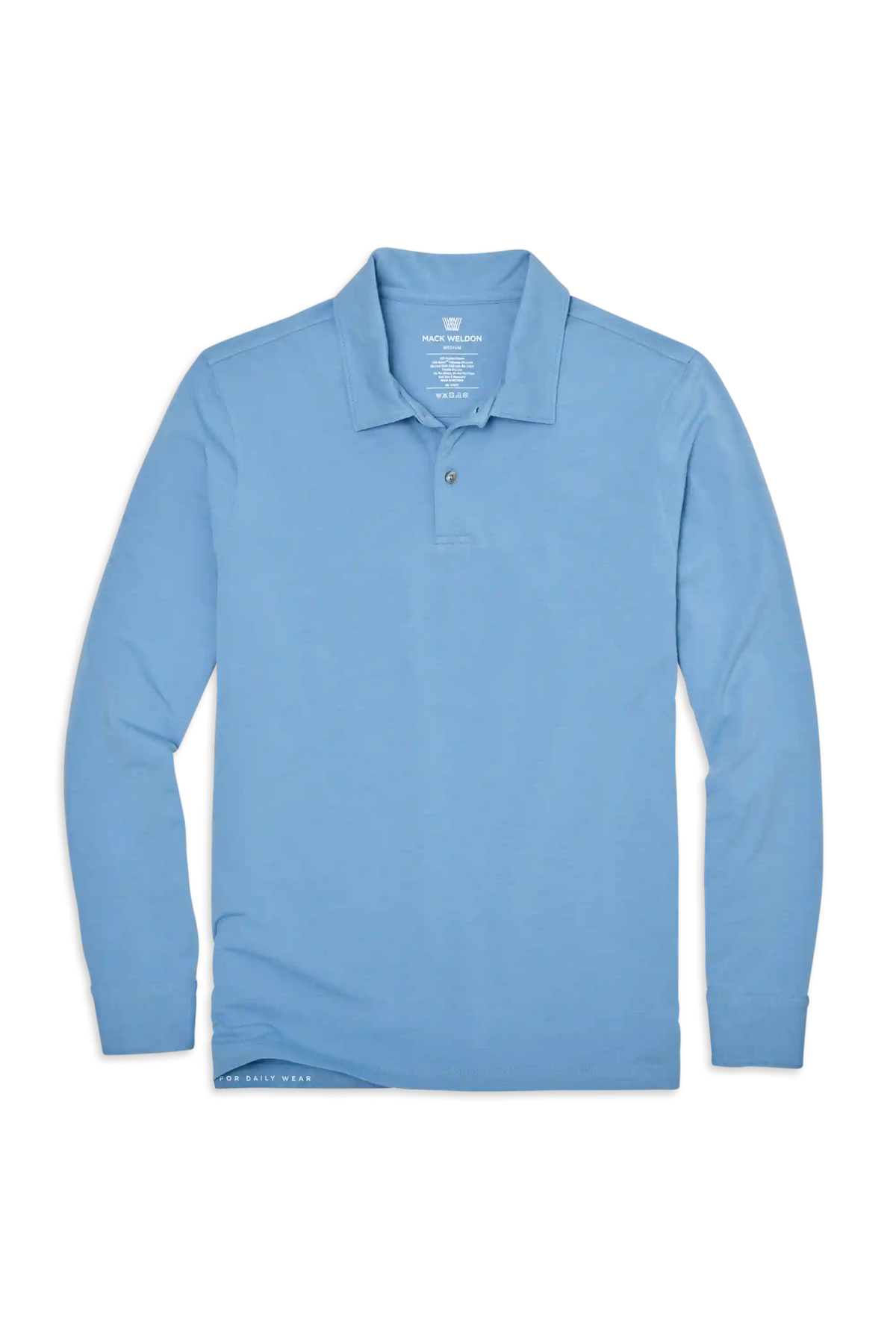 SILVER Long Sleeve Polo