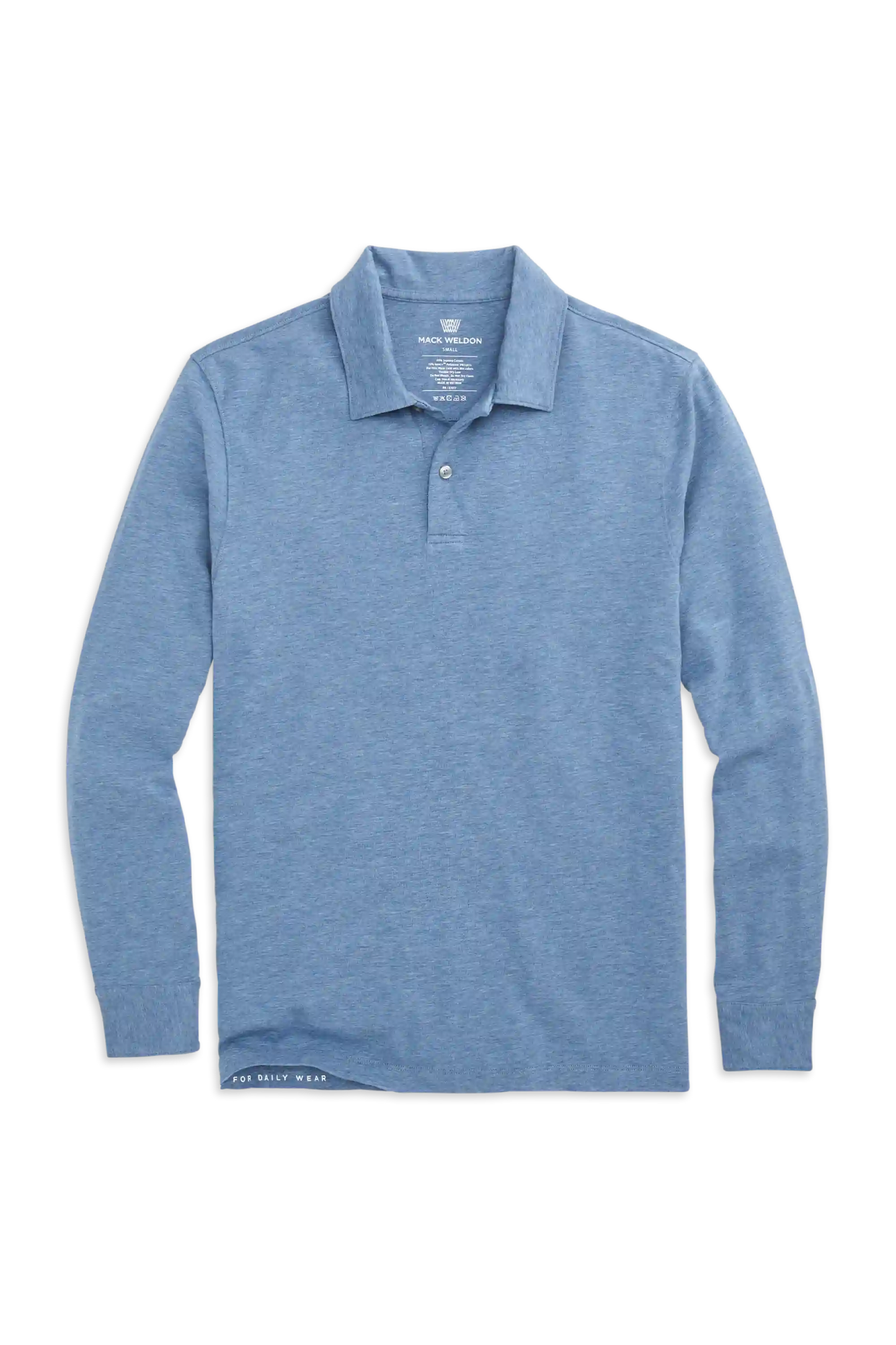 SILVER Long Sleeve Polo