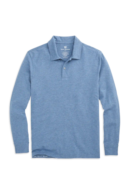 SILVER Long Sleeve Polo