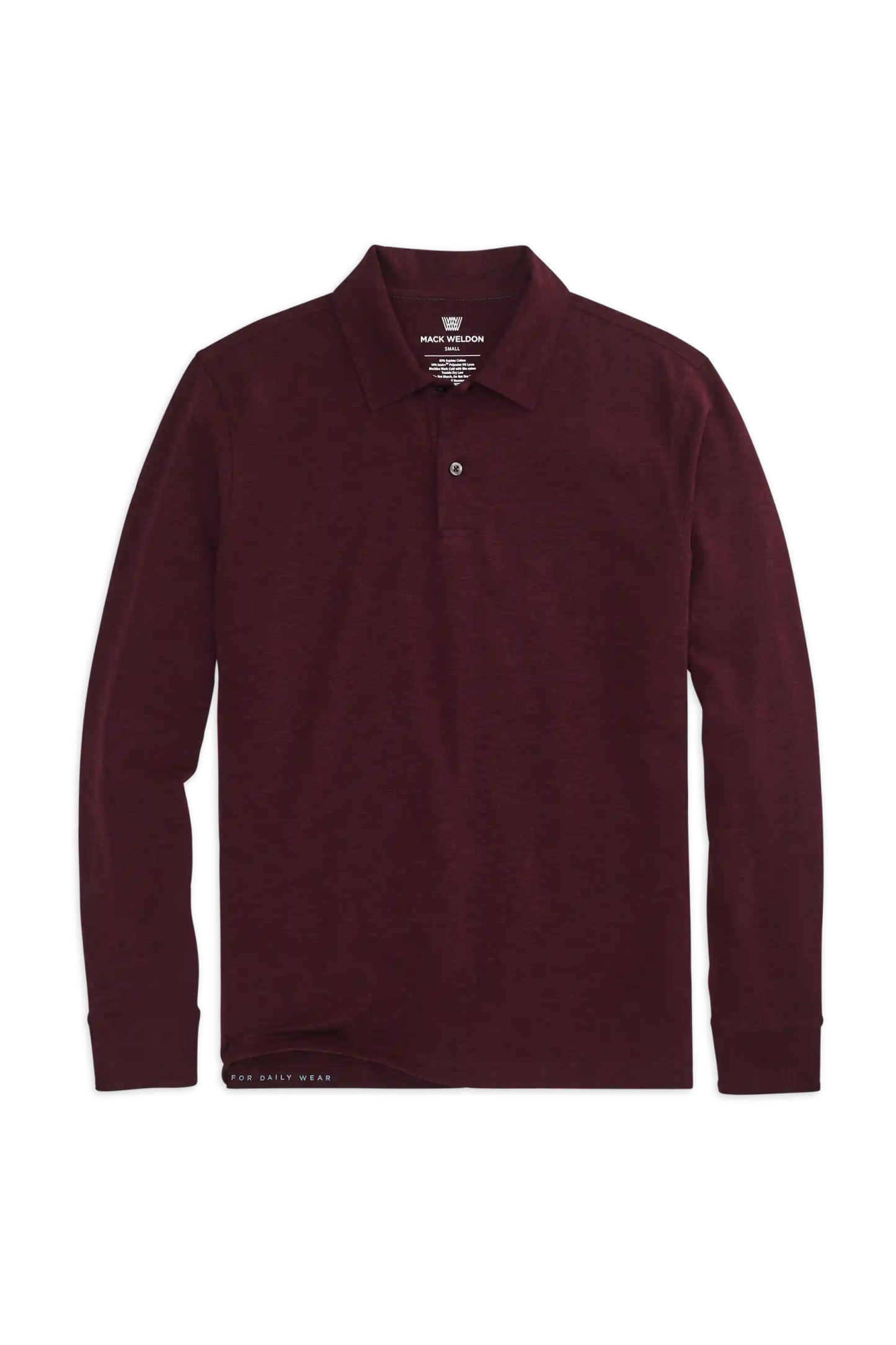 SILVER Long Sleeve Polo
