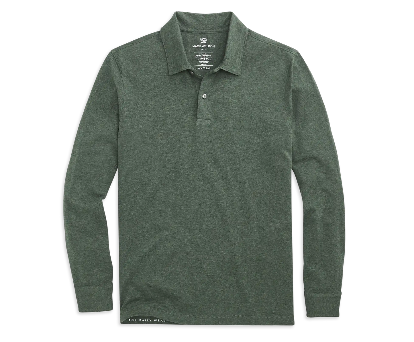 SILVER Long Sleeve Polo