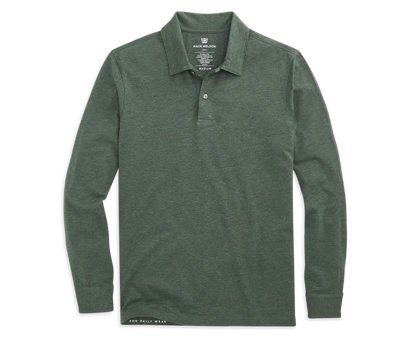 SILVER Long Sleeve Polo