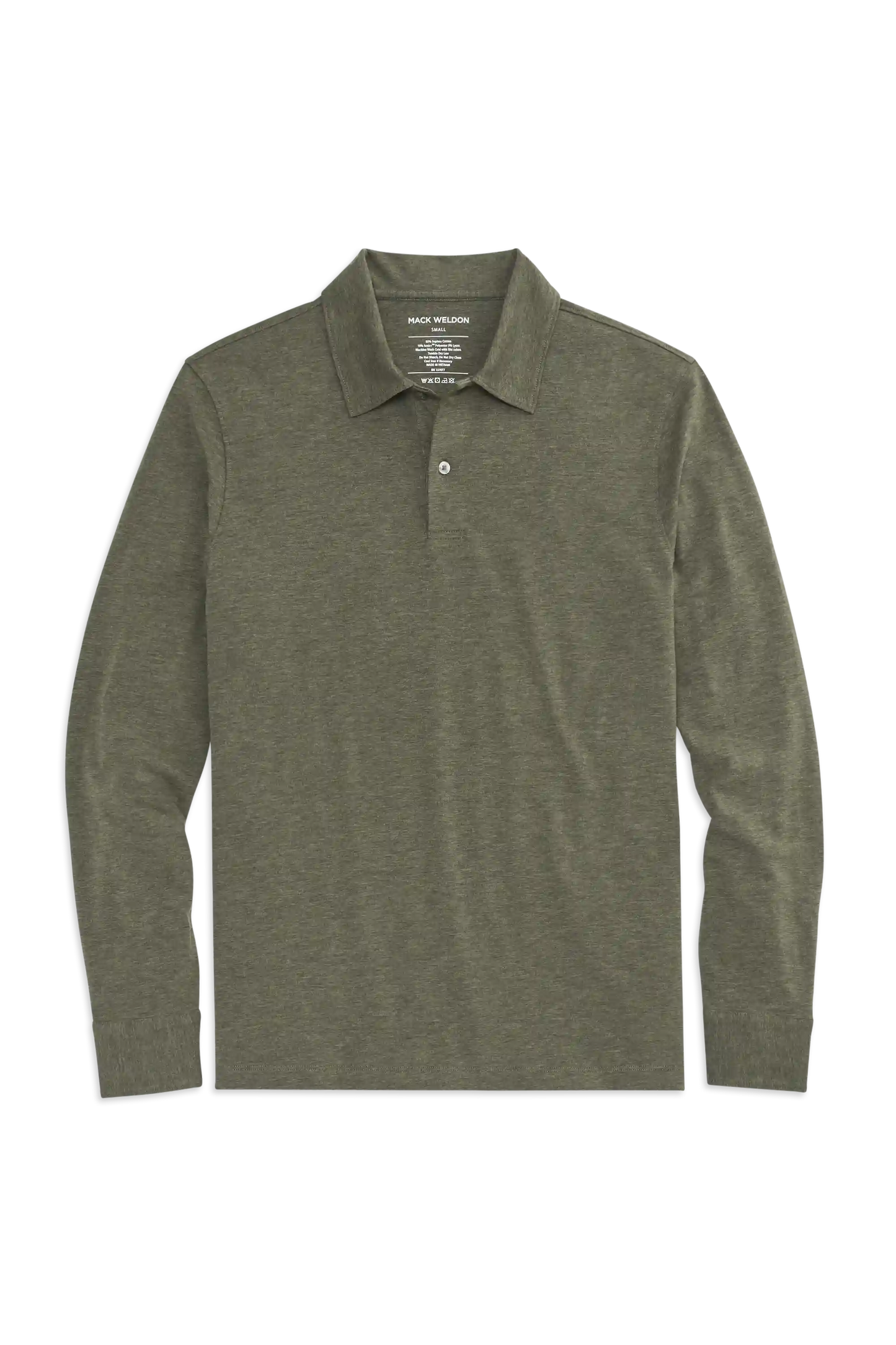 SILVER Long Sleeve Polo
