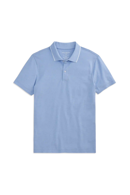 SILVER Pique Polo