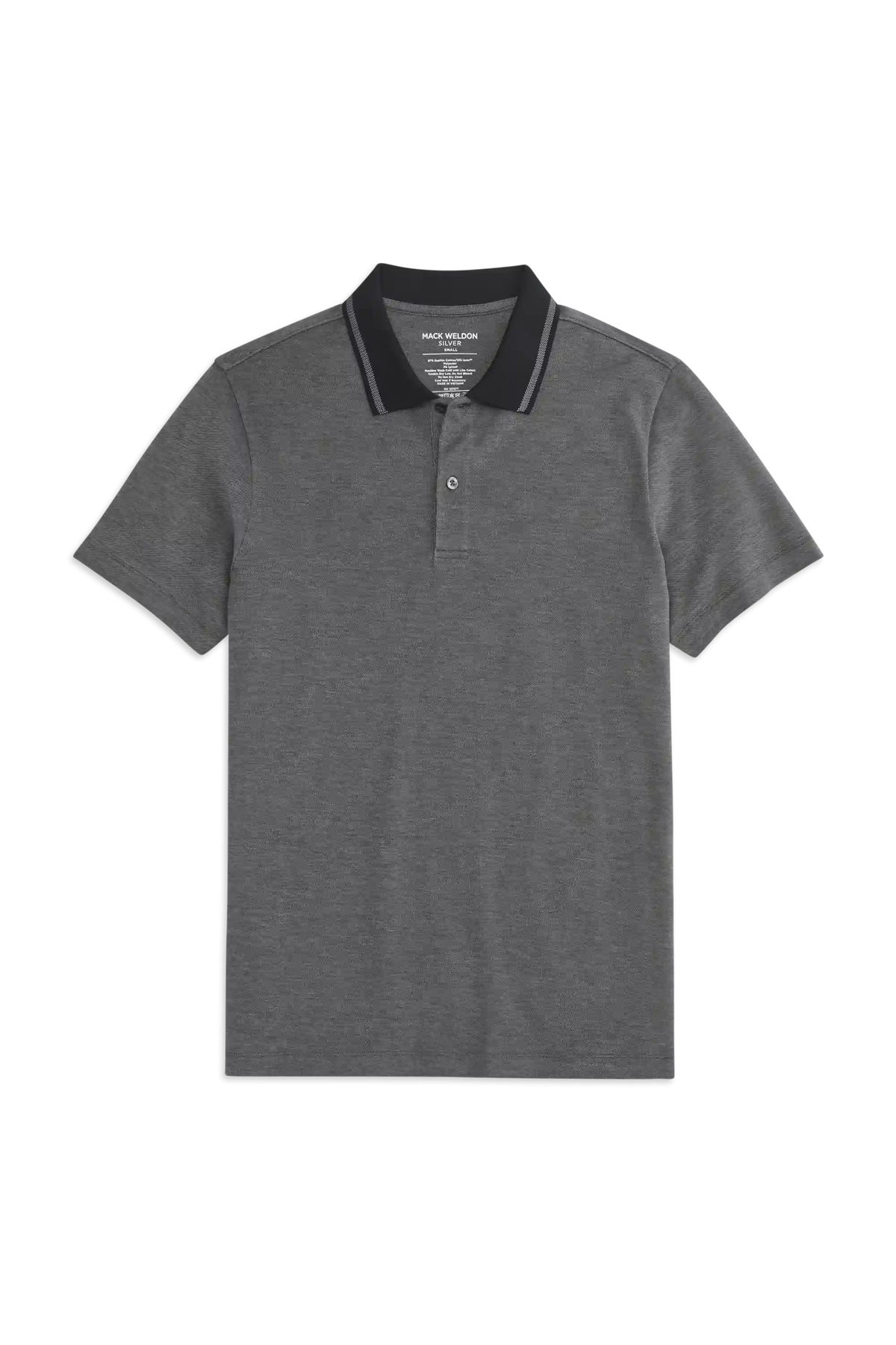 SILVER Pique Polo