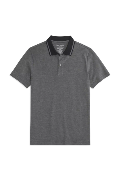 SILVER Pique Polo
