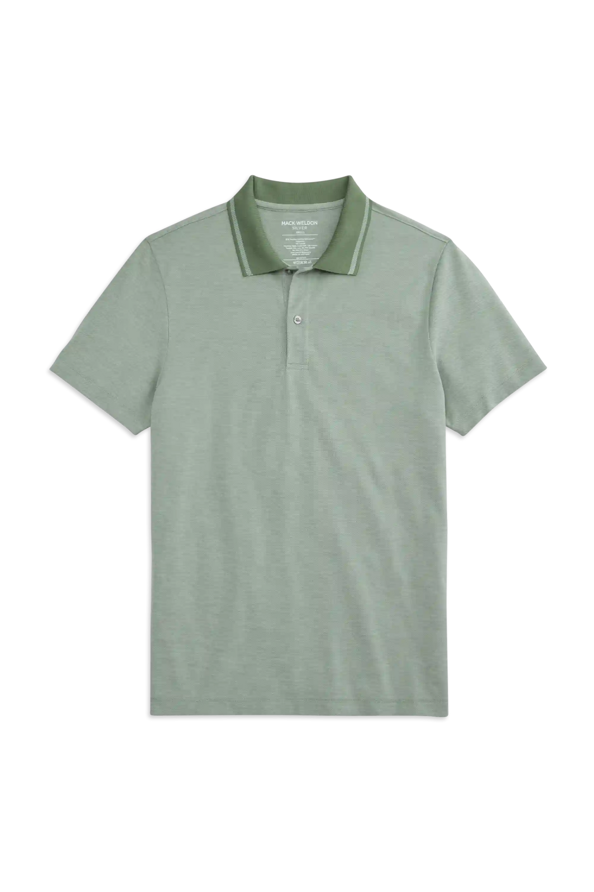 SILVER Pique Polo