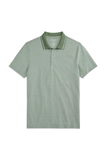 SILVER Pique Polo
