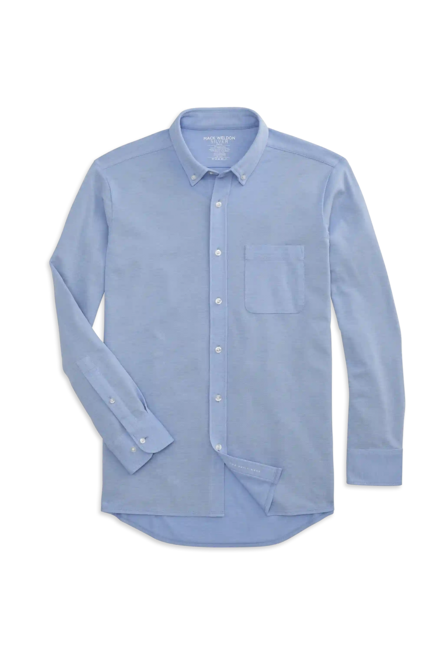 SILVER Pique Button Up