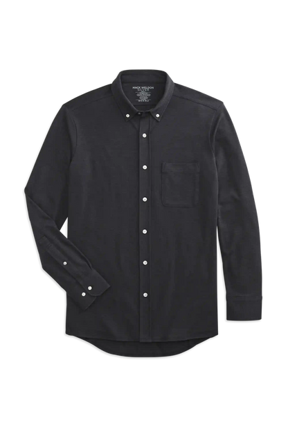 SILVER Pique Button Up