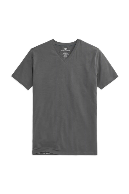 SILVER V-Neck T-Shirt