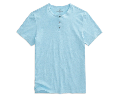 Pima Short Sleeve Henley