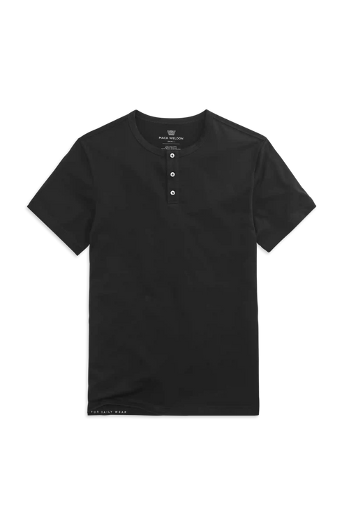 Pima Short Sleeve Henley