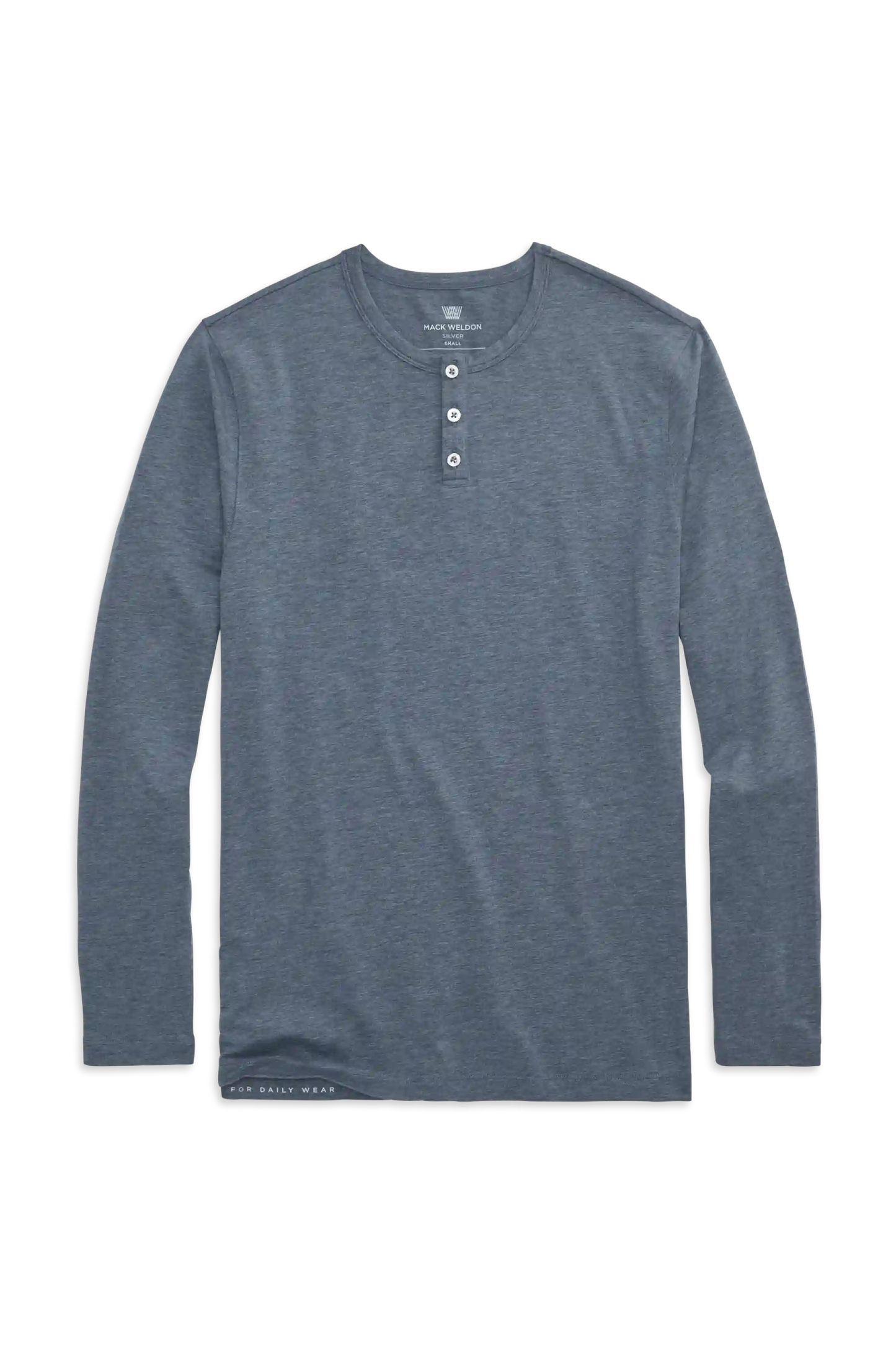 SILVER Long Sleeve Henley