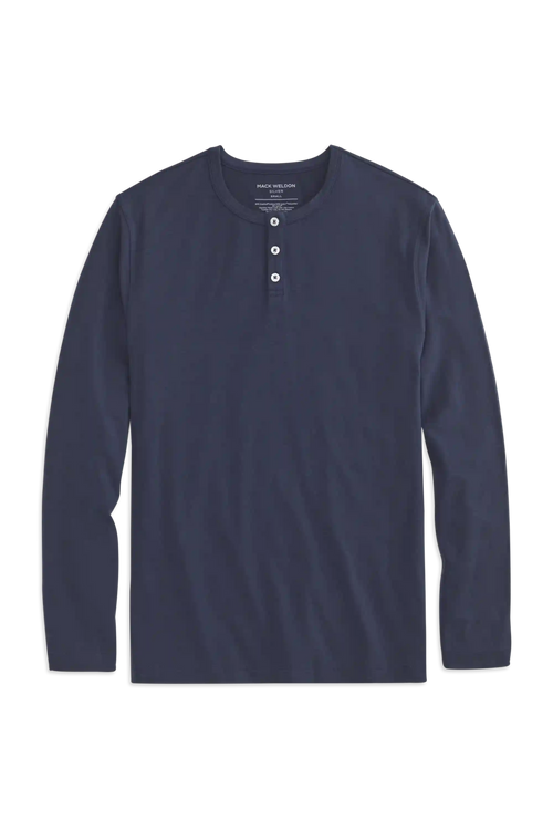 SILVER Long Sleeve Henley