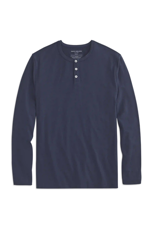 SILVER Long Sleeve Henley