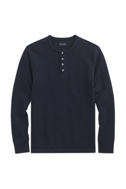WARMKNIT Waffle Long Sleeve Henley