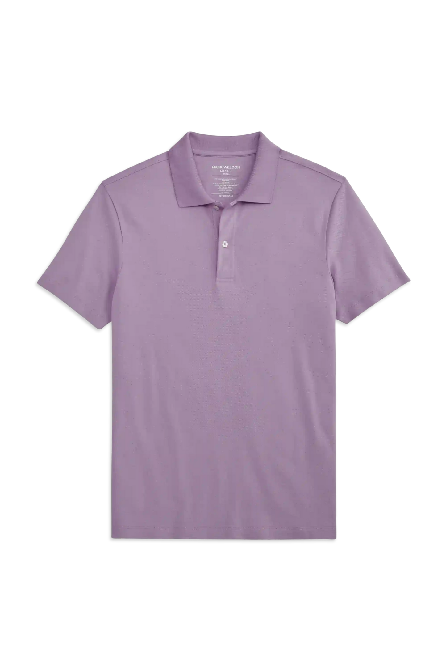 SILVER Pique Polo