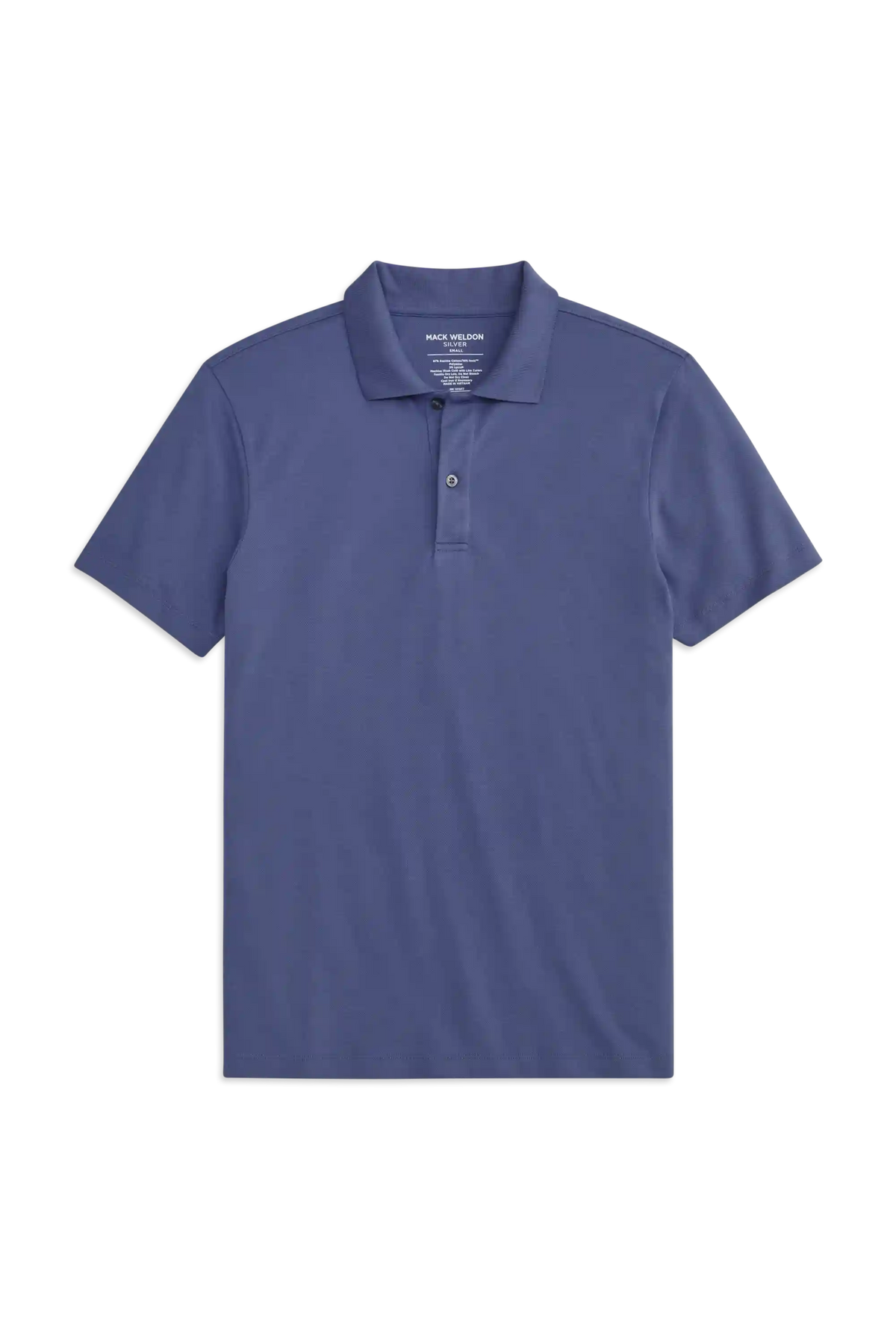 SILVER Pique Polo