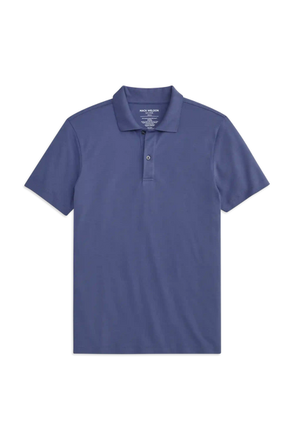 SILVER Pique Polo