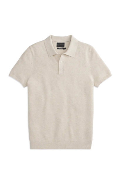 Tech Linen Sweater Polo