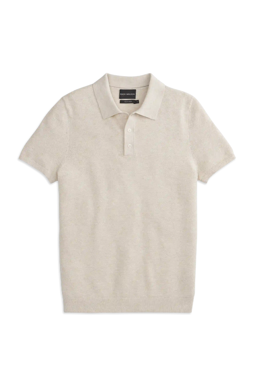 Tech Linen Sweater Polo