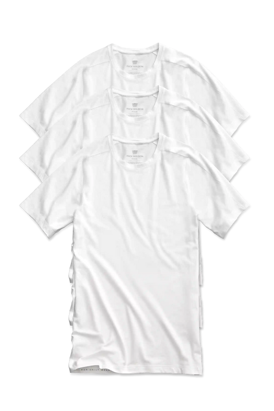 3-Pack 18-Hour Jersey Crew Neck Undershirt