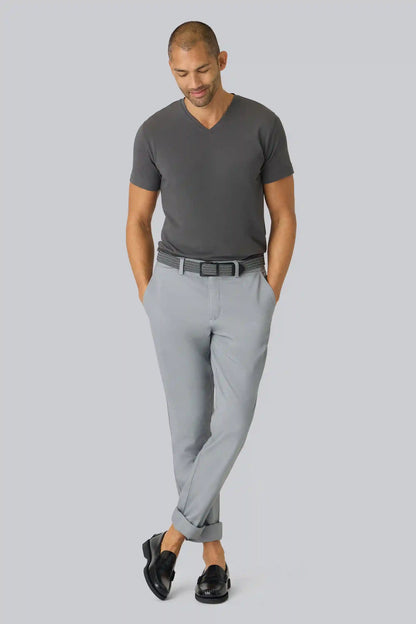 SILVER V-Neck T-Shirt