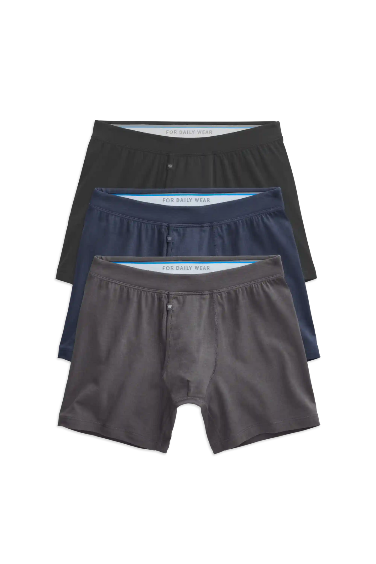 3-Pack SILVER Boxer Briefs