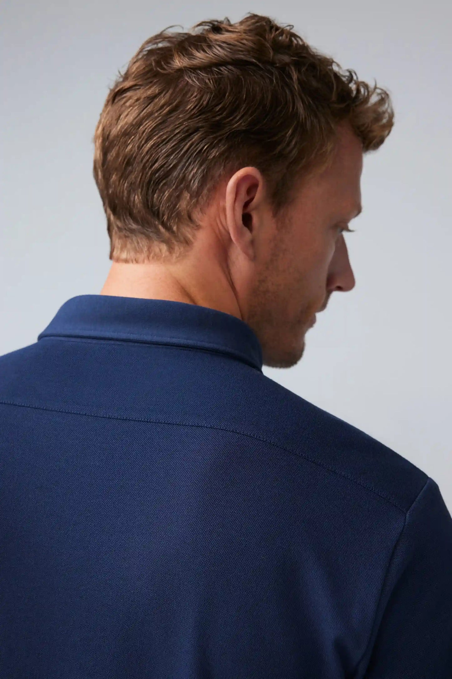 SILVER Pique Button Up