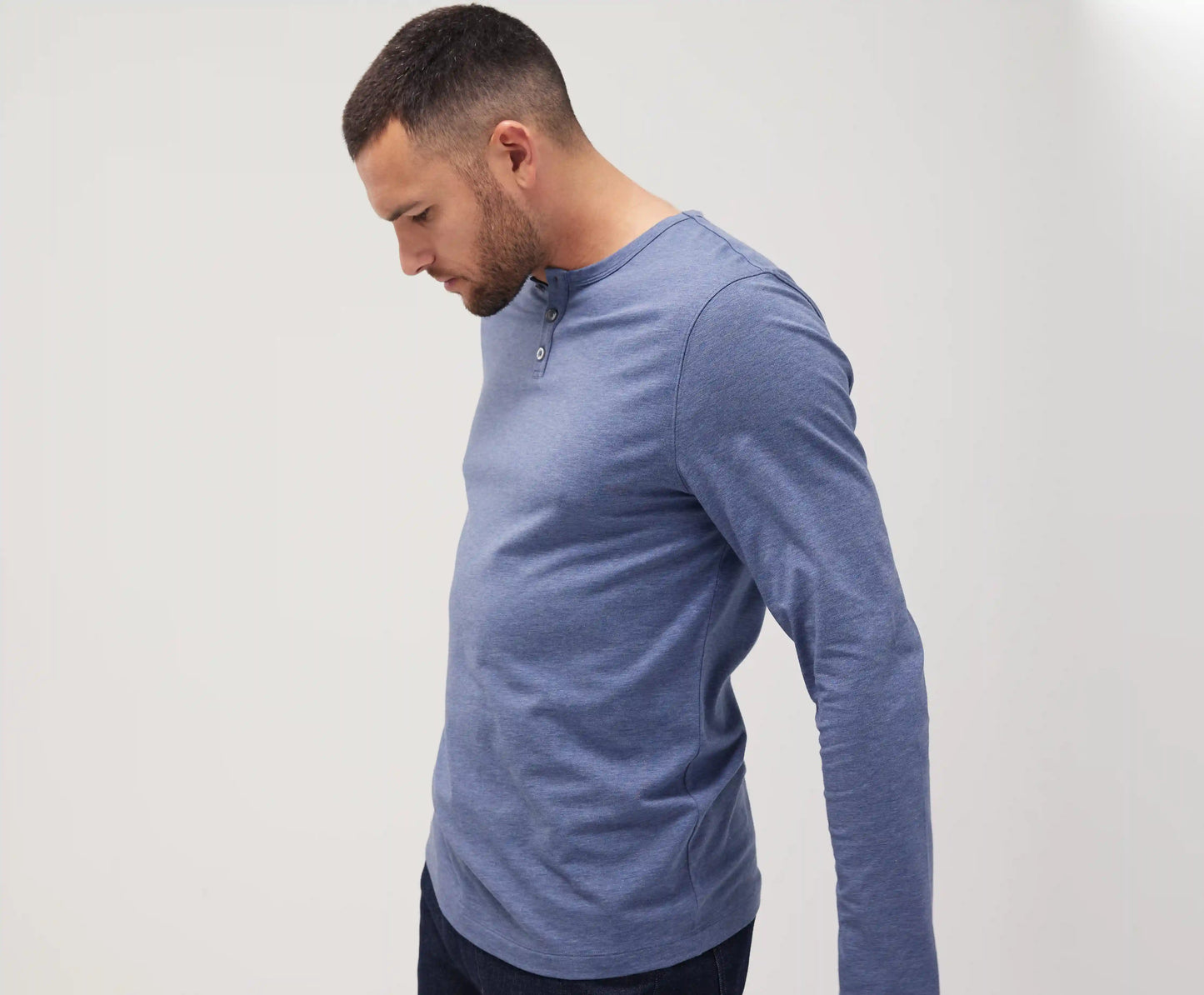 SILVER Long Sleeve Henley