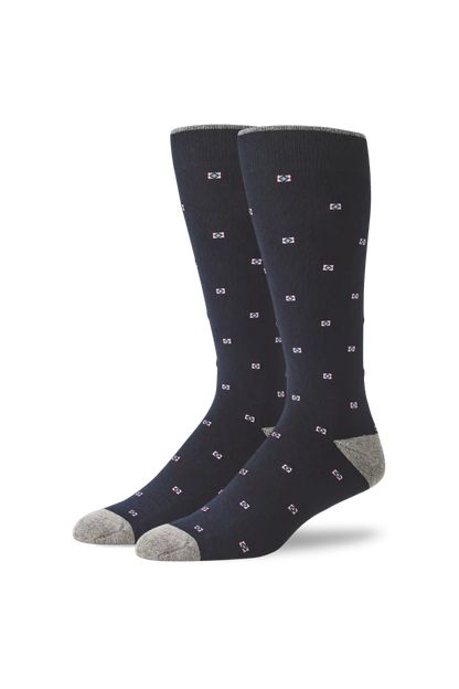 SILVER Extended Crew Dress Sock