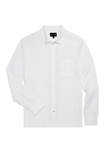 SILVER Jersey Button Up
