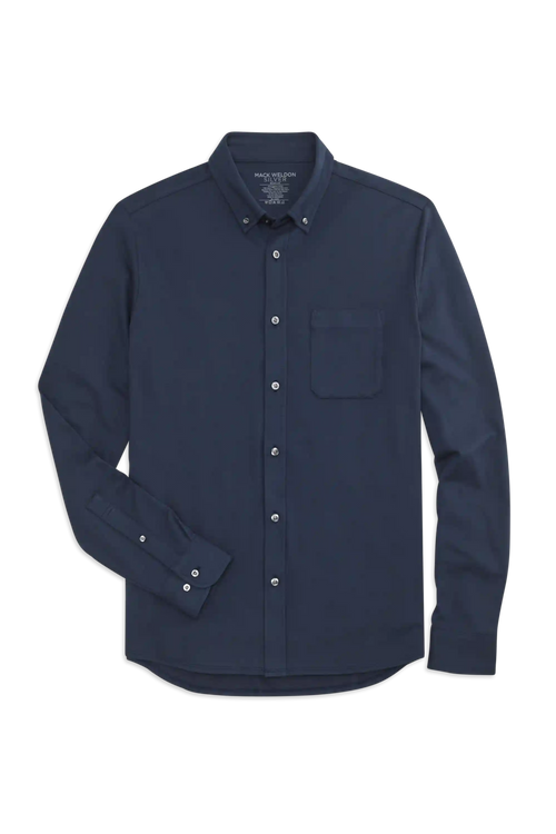 SILVER Pique Button Up