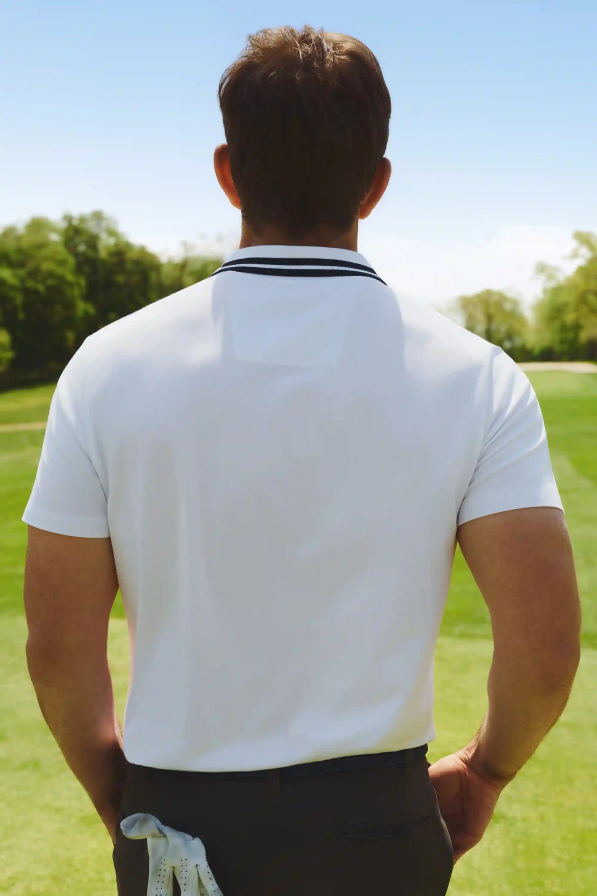 SILVER Pique Polo