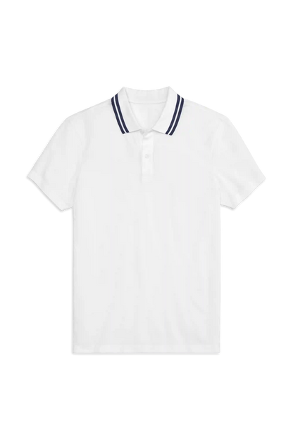 SILVER Pique Polo